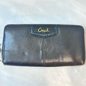 Black Coach Wallet